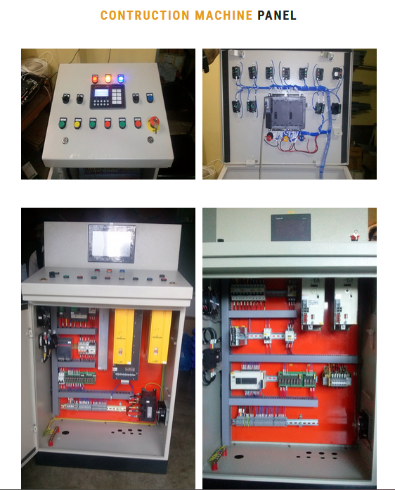 Construction machine control panel installation