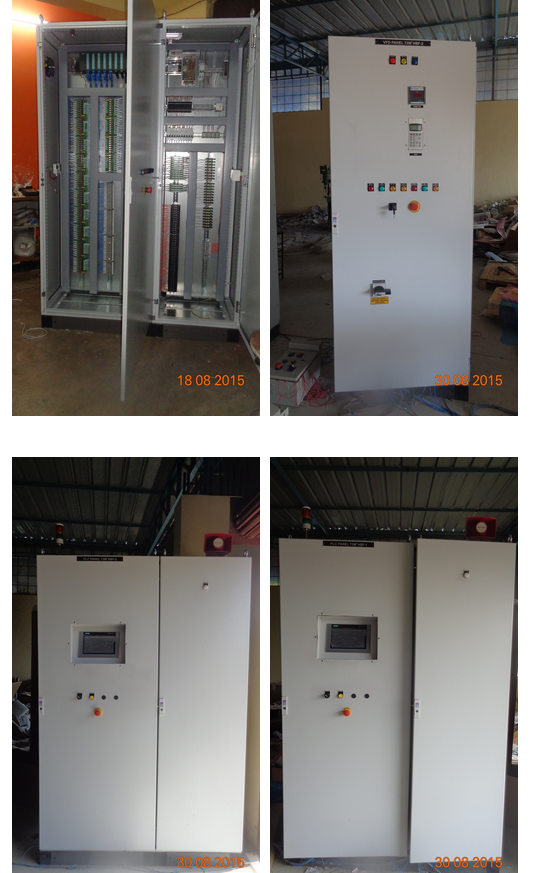 Mining sector control panel installation