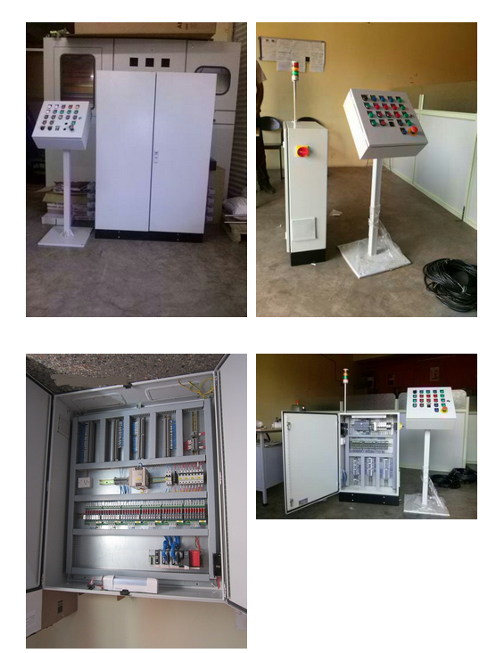 Robot interfacing panel installation