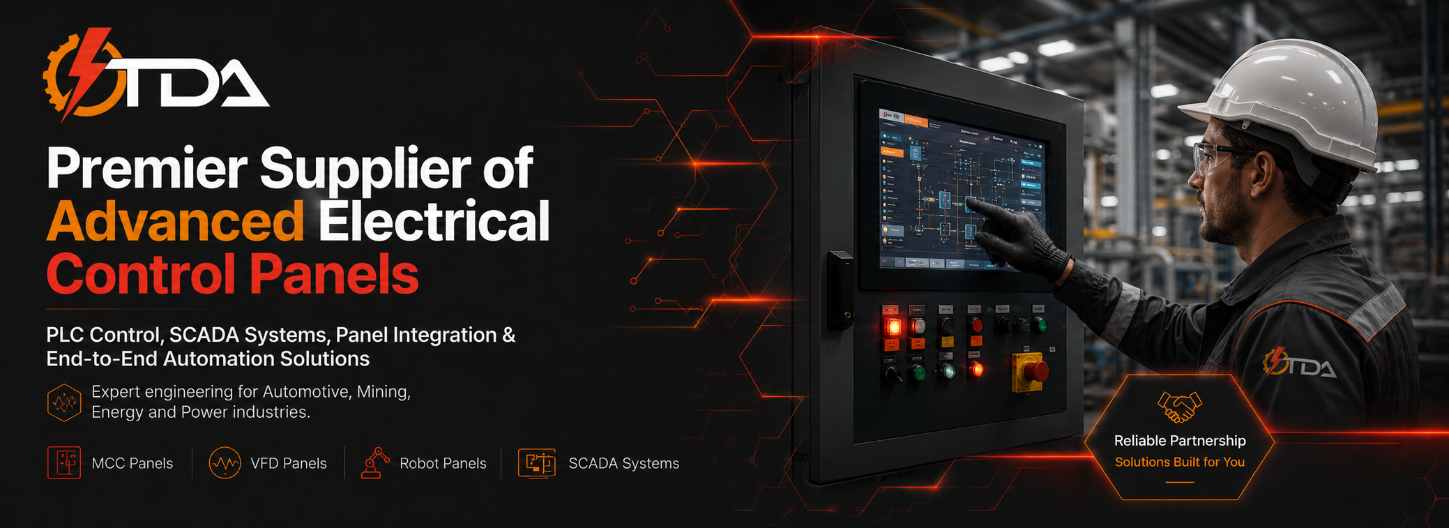 PLC SCADA and control-panel solutions