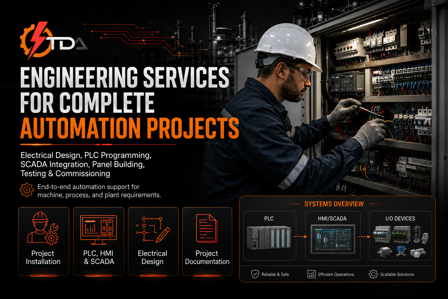 Electrical panels and automation integration