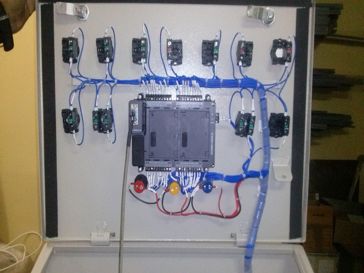 Construction Machine Panel wiring and assembly