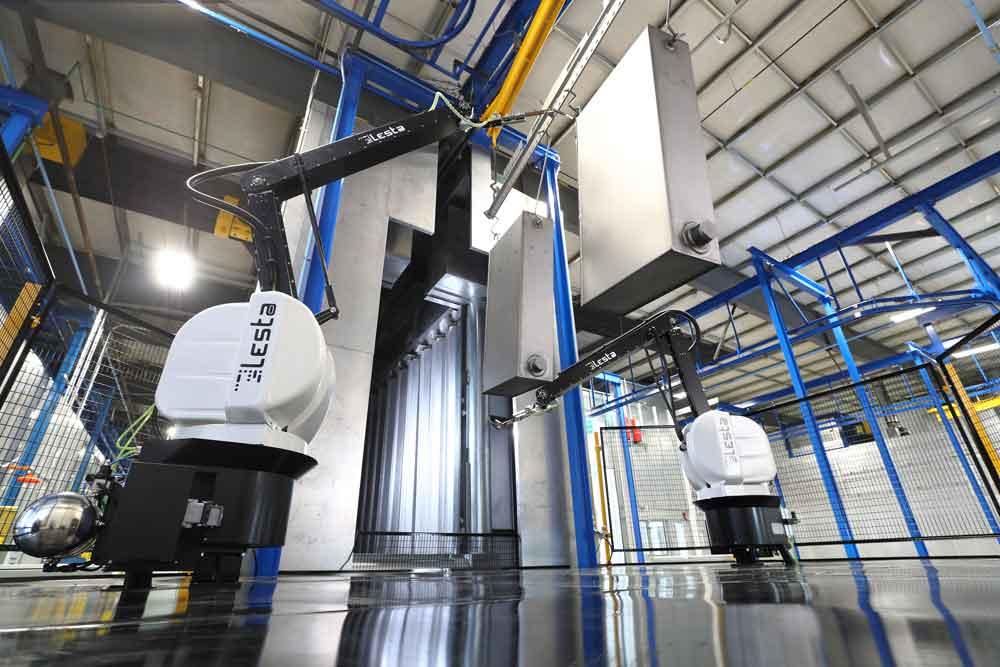 Robot Paint Shop Application For Primer Coat & Top Coat automation view